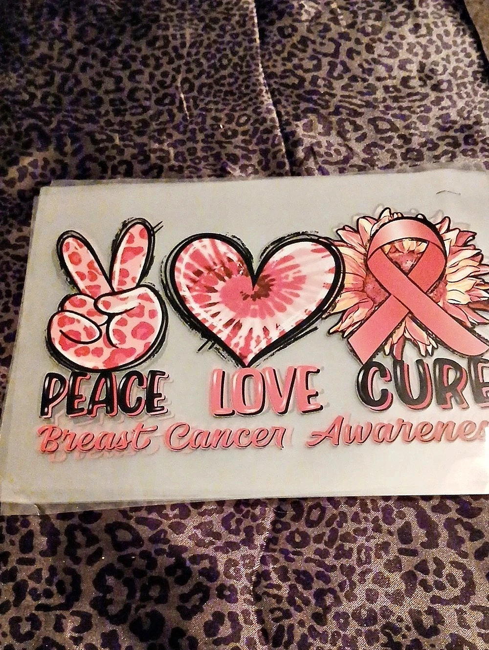 Pink Breast Cancer Awareness DTF  Print
